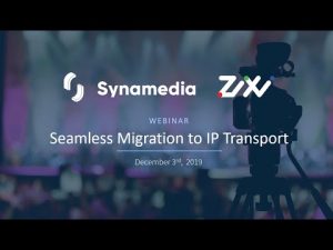 Synamedia & Zixi Joint Solutions Webinar