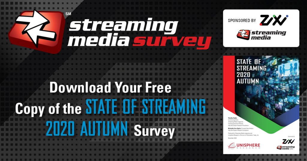 Zixi Streaming Media Survey