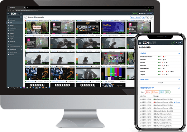 Zixi video management software